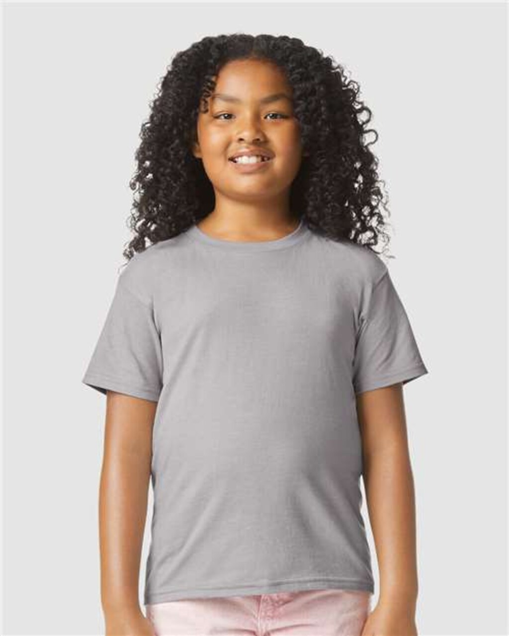 Gildan® Softstyle Youth CVC Crewneck Short Sleeve T-Shirt for School Uniforms, Sports & Custom Printing Kids Tee